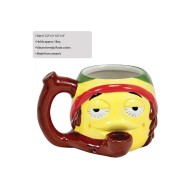 Taza Novelty Emoji Rasta Regalo Divertido y Único