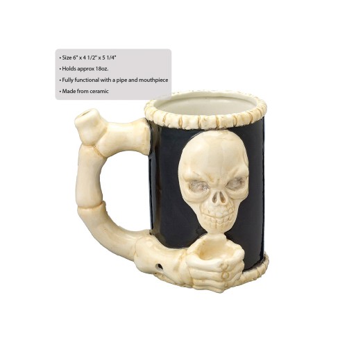 Taza de Cerámica Fashioncraft Skull Bone