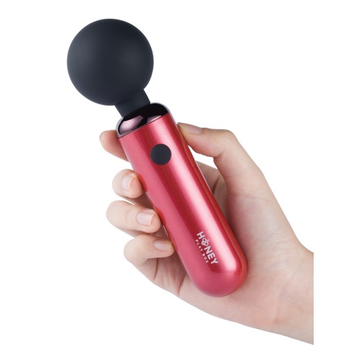 Pomi Wand Clit Tease Vibrator Deep Rose