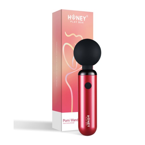 Pomi Wand Clit Tease Vibrator Deep Rose