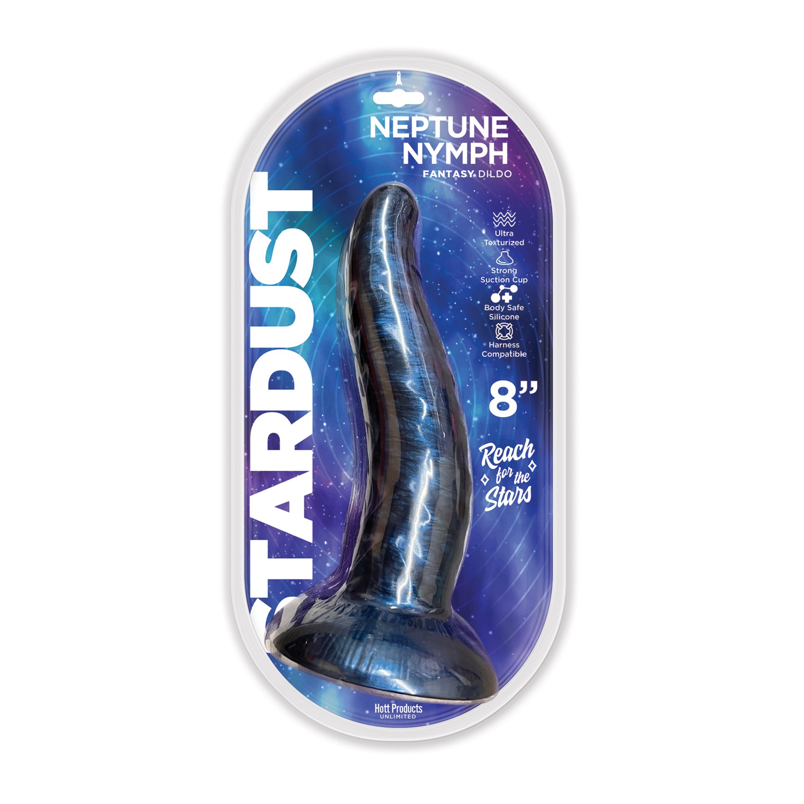 Stardust Neptune Nymph 9" Dildo - Purple