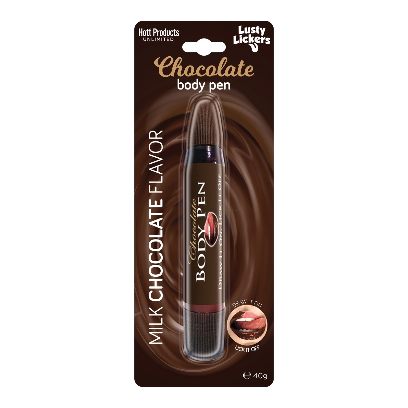 Milk Chocolate Body Pen for Intimate Play