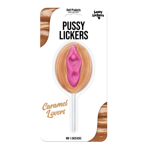 Caramelo Lusty Lickers en Palito - Sabor Caramelo