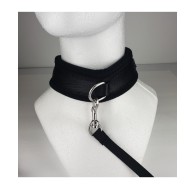 Spartacus Neoprene Collar & Leash in Black