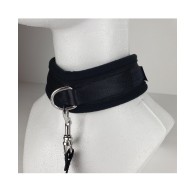 Spartacus Neoprene Collar & Leash in Black