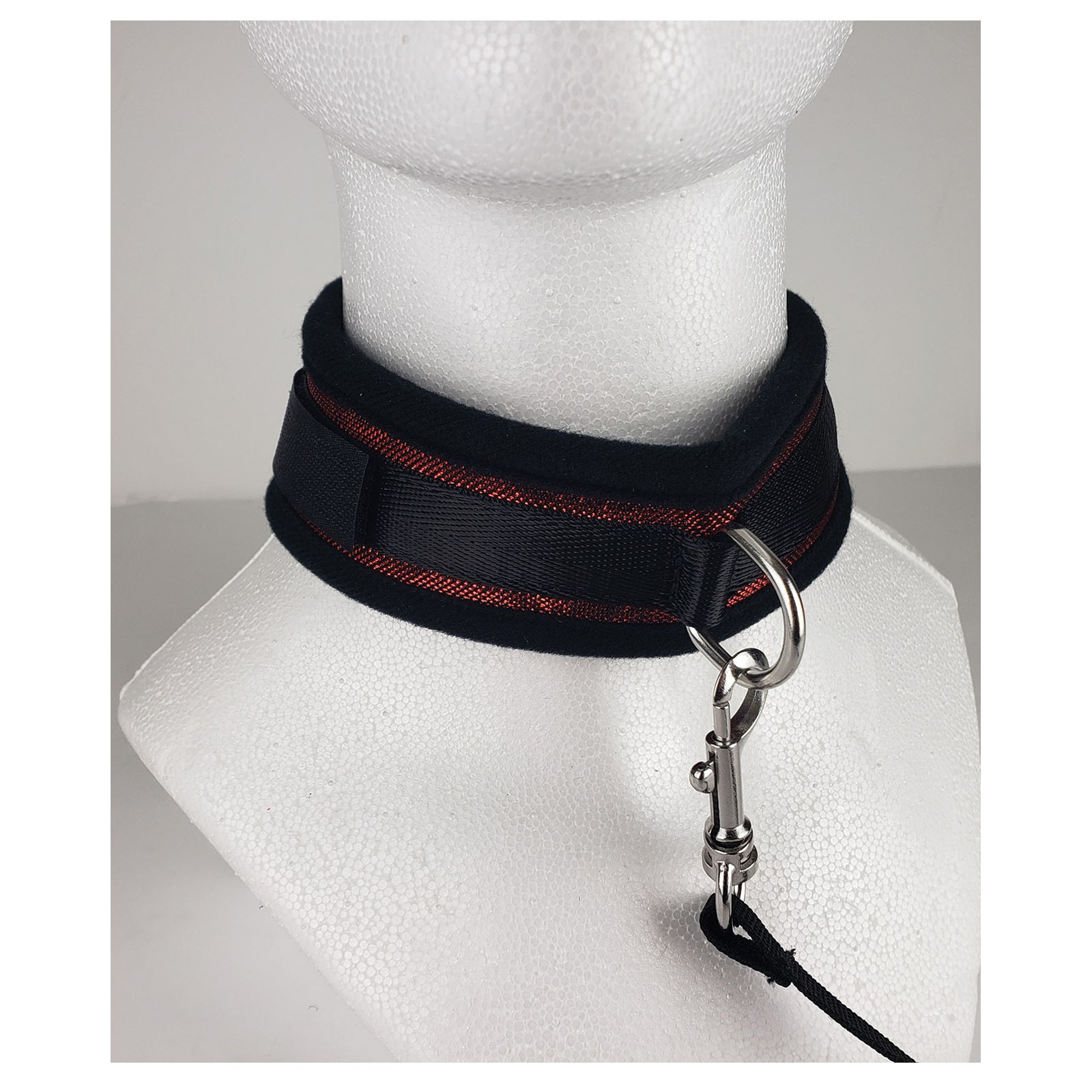 Spartacus Collar and Leash Red - Stylish BDSM Accessory