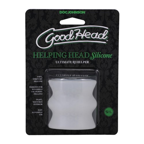 GoodHead Helping Head Silicone Stroker for Enhanced Pleasure