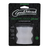 GoodHead Helping Head Stroker de Silicona para Placer Aumentado