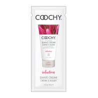 COOCHY Seduction Shave Cream Foil - .5 oz Honeysuckle/Citrus