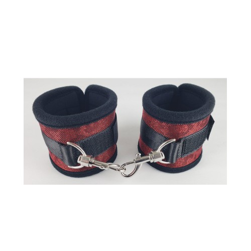 Spartacus Neoprene Wrist Restraints Red