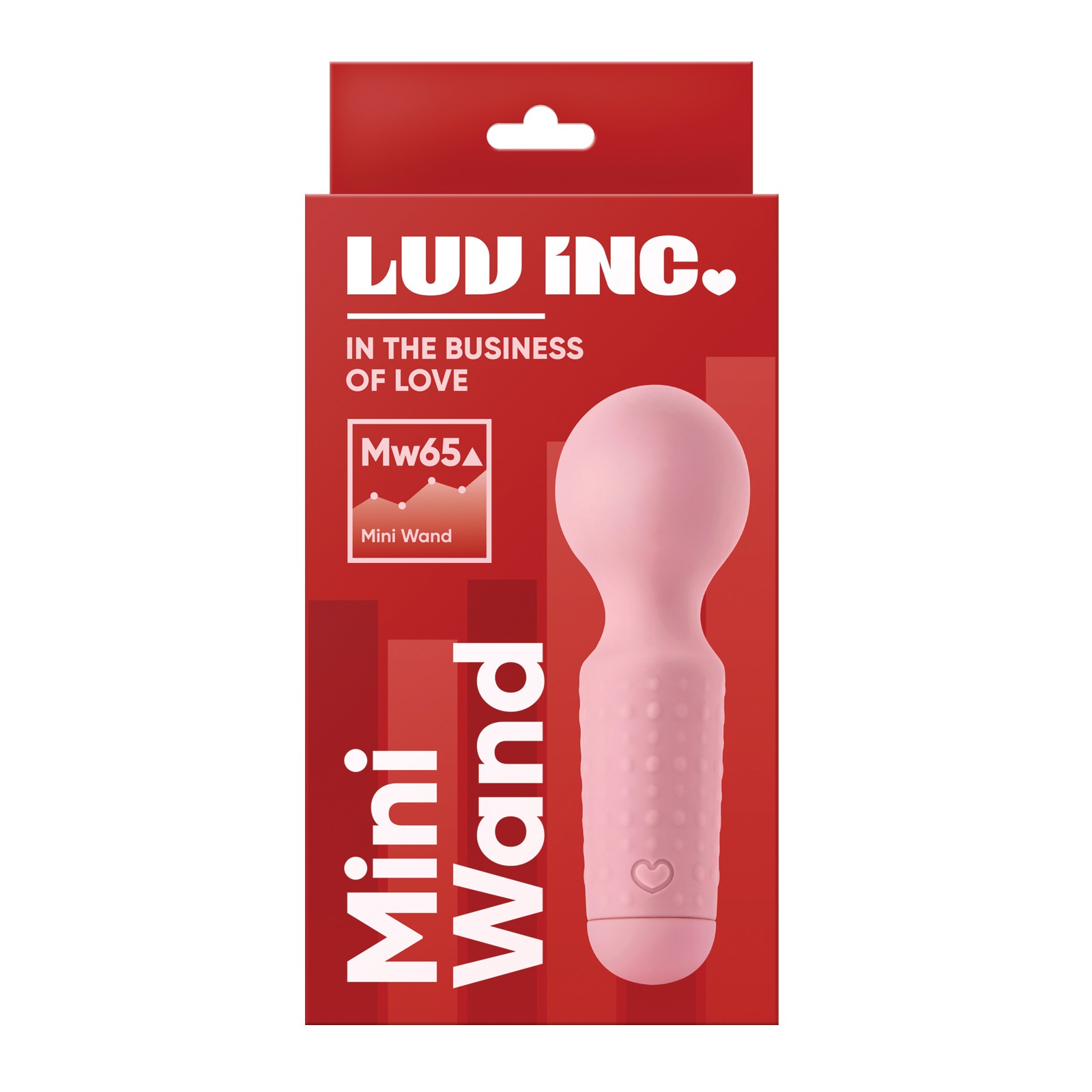 Luv Inc. Mini Wand Light Pink for Versatile Pleasure