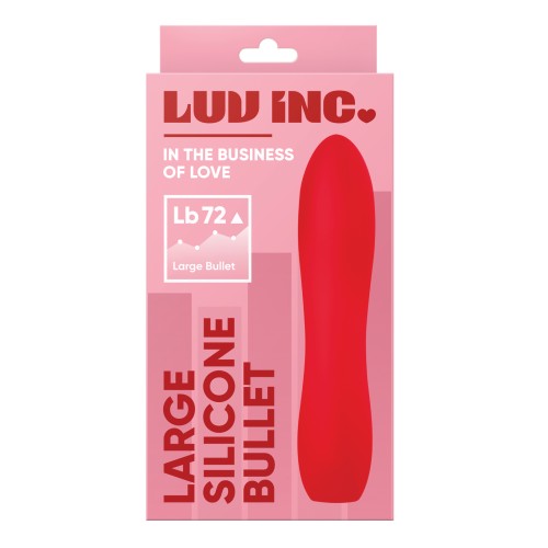 Luv Inc. Large Silicone Bullet Red