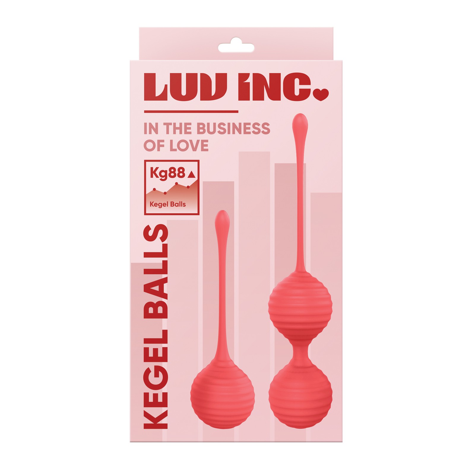 Luv Inc Silicone Kegel Ball Set Coral