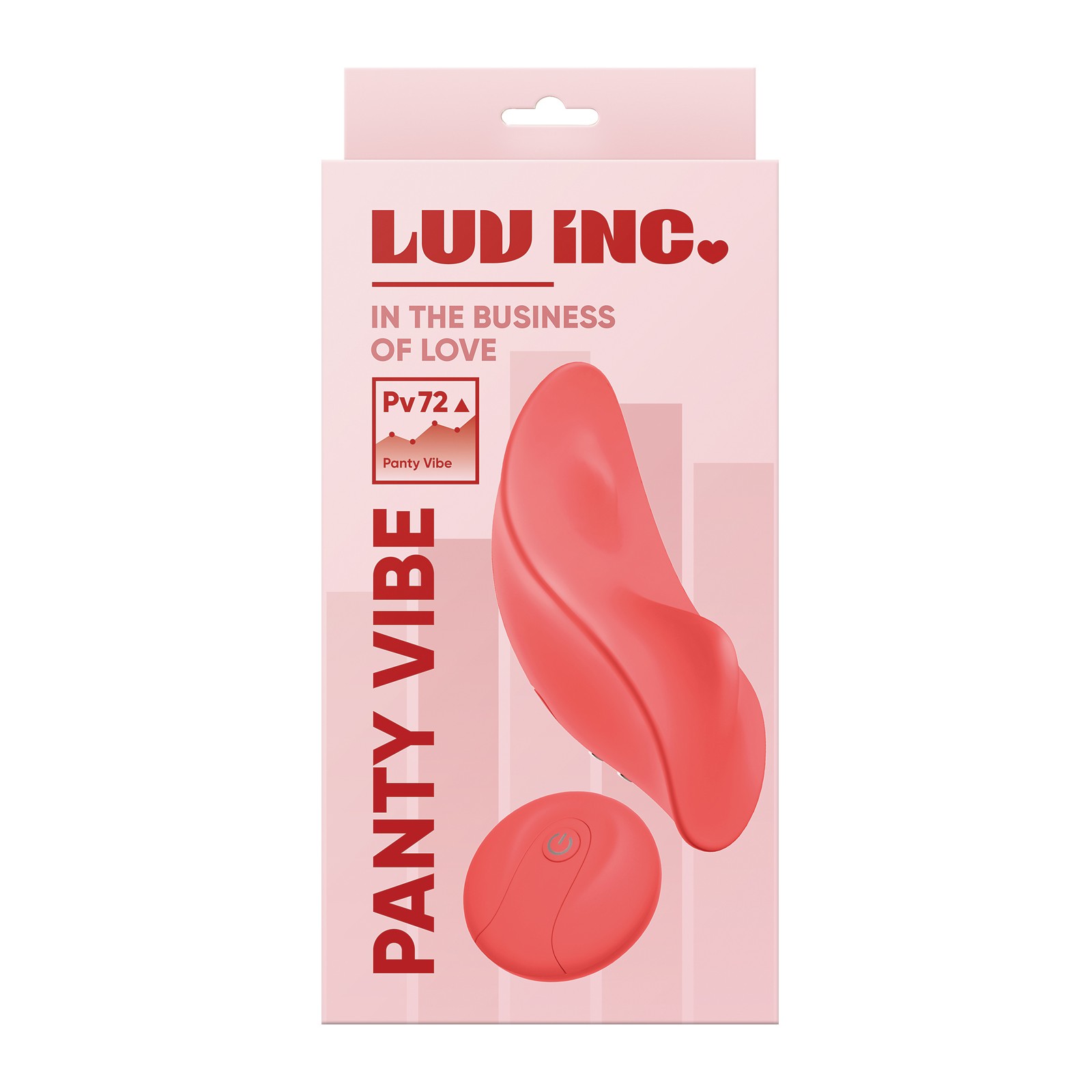 Vibrador de Panty Luv Inc. Coral | Placer Discreto y Potente