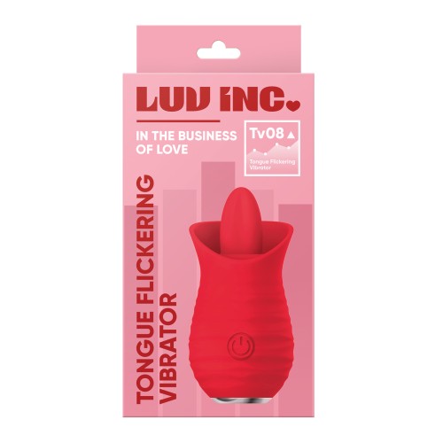 Vibrador Luv Inc. con Lengua Flickering para Juego Intenso