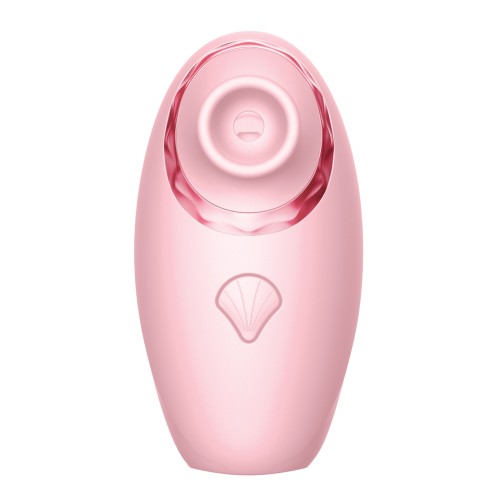 Luv Inc. Triple Action Pink Clitoral Vibrator - 10 Modes