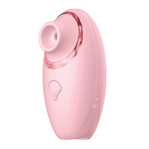 Luv Inc. Triple Action Pink Clitoral Vibrator - 10 Modes