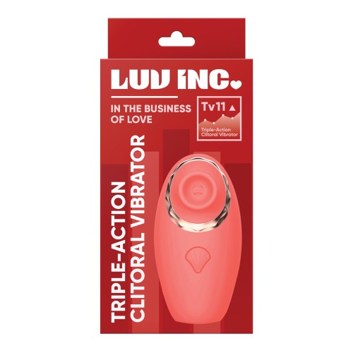 Luv Inc Triple Action Clitoral Vibrator