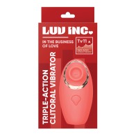 Luv Inc Triple Action Clitoral Vibrator