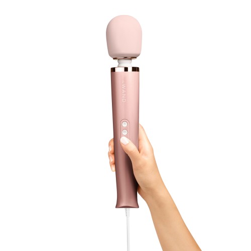 Le Wand Plug-In Vibrating Massager - Rose Gold