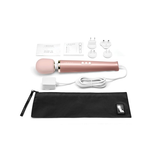 Le Wand Plug-In Vibrating Massager - Rose Gold