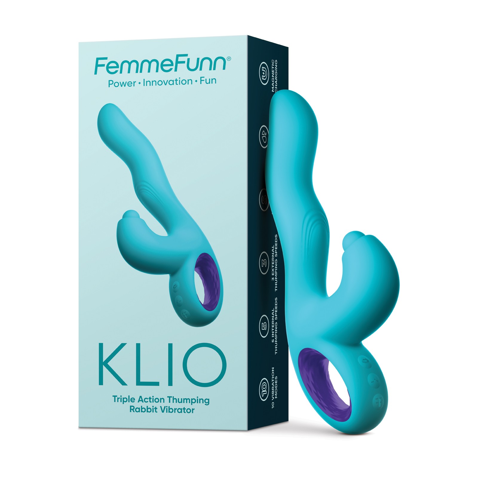 Femme Funn Klio Triple Action Rabbit Turquoise