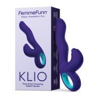 Femme Funn Klio Triple Action Rabbit in Dark Purple