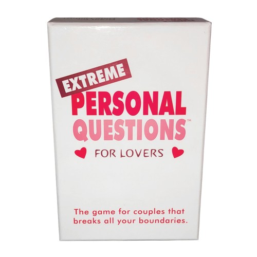 Extreme Personal Questions for Lovers – Card Game for Intimacy