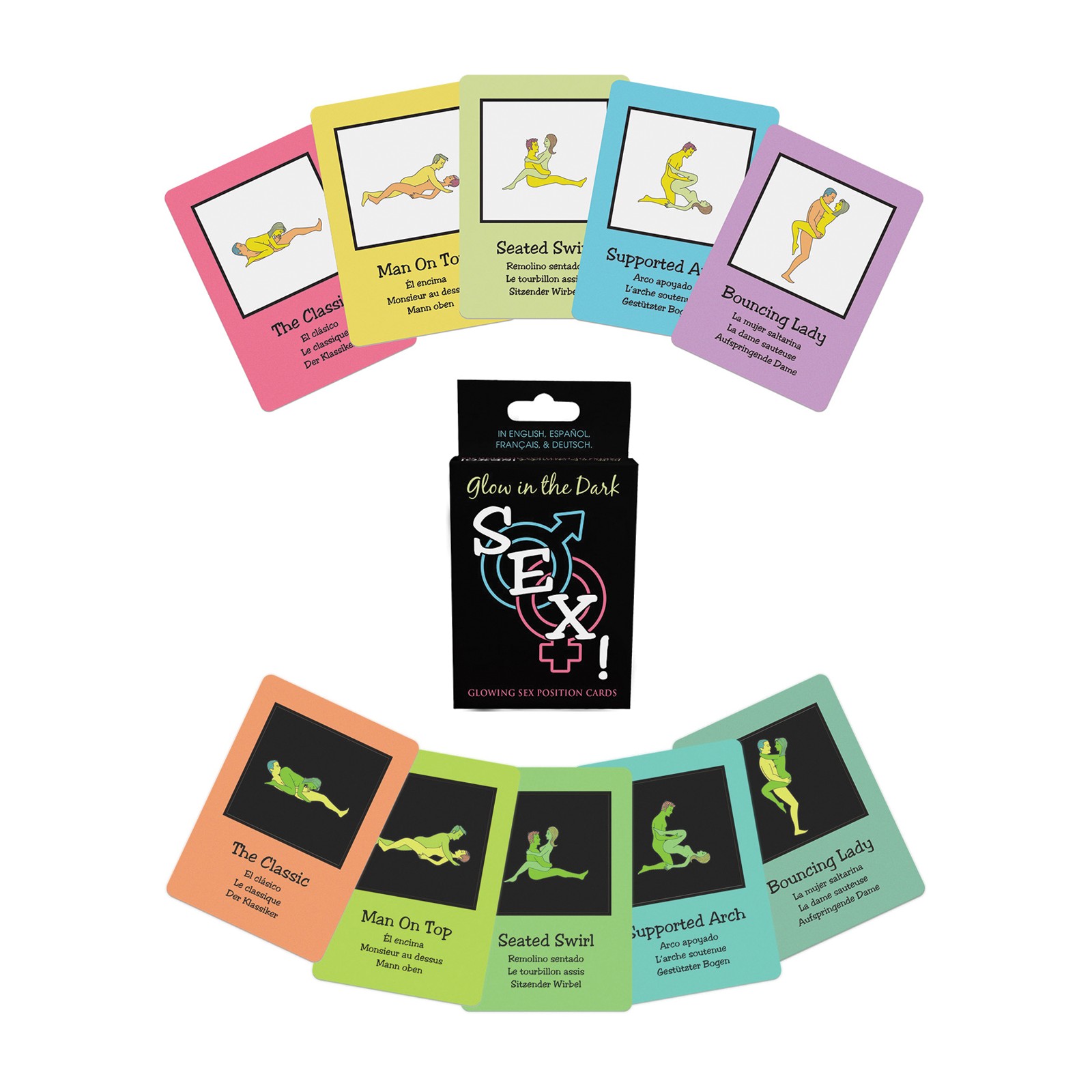 Juego de Cartas Glow in the Dark Sex! Actividades Divertidas