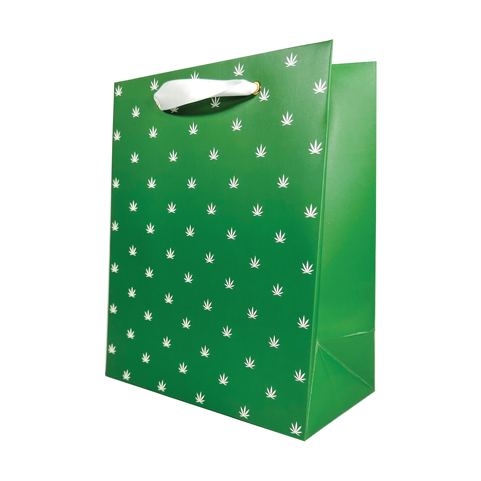 Bolsa de Regalo Polka Pot Verde Blanco