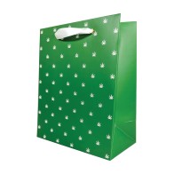 Bolsa de Regalo Polka Pot Verde Blanco