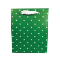 Bolsa de Regalo Polka Pot Verde Blanco