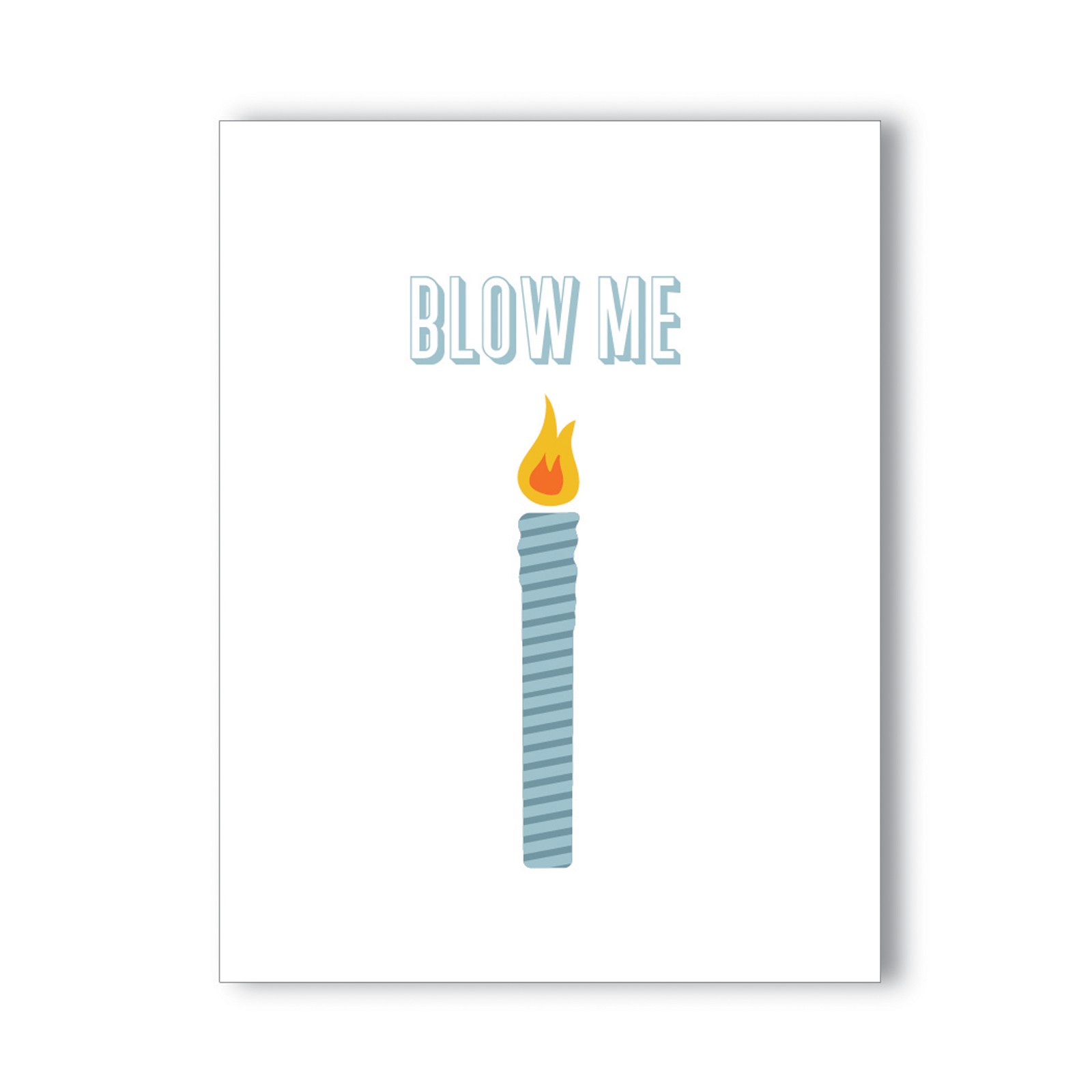 Blow Me Birthday Naughty Card