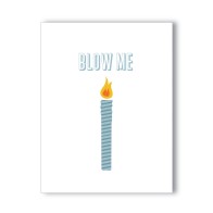 Blow Me Birthday Naughty Card