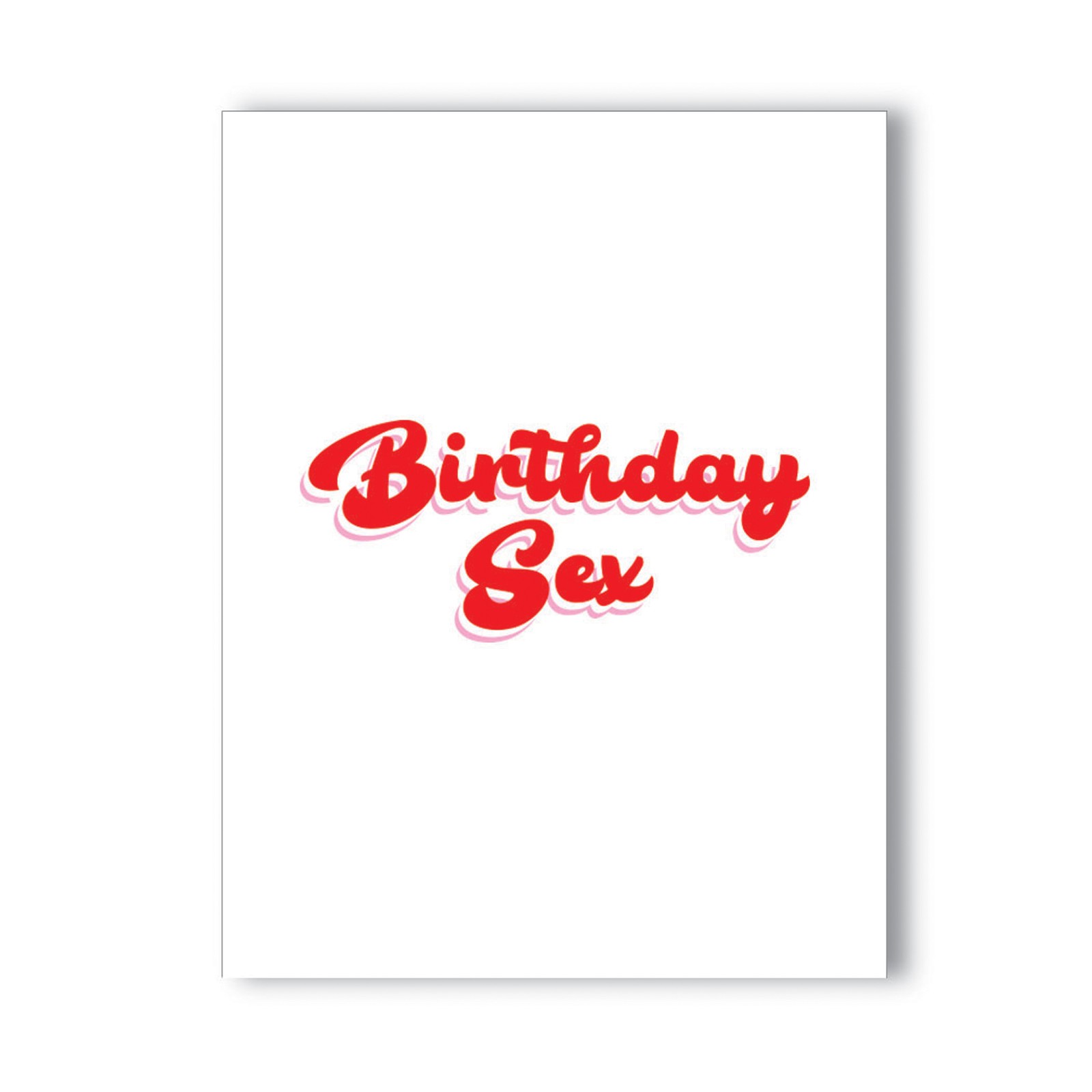 Birthday Sex Naughty Greeting Card