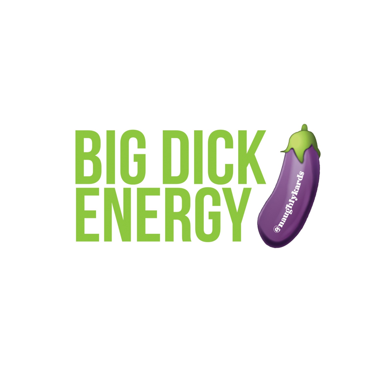 Sticker Travieso de Big Dick Energy Pack de 3