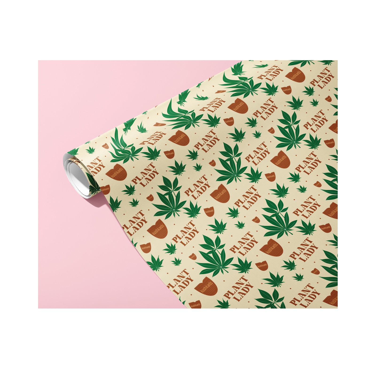 Plant Lady Wrapping Paper for Plant Lovers