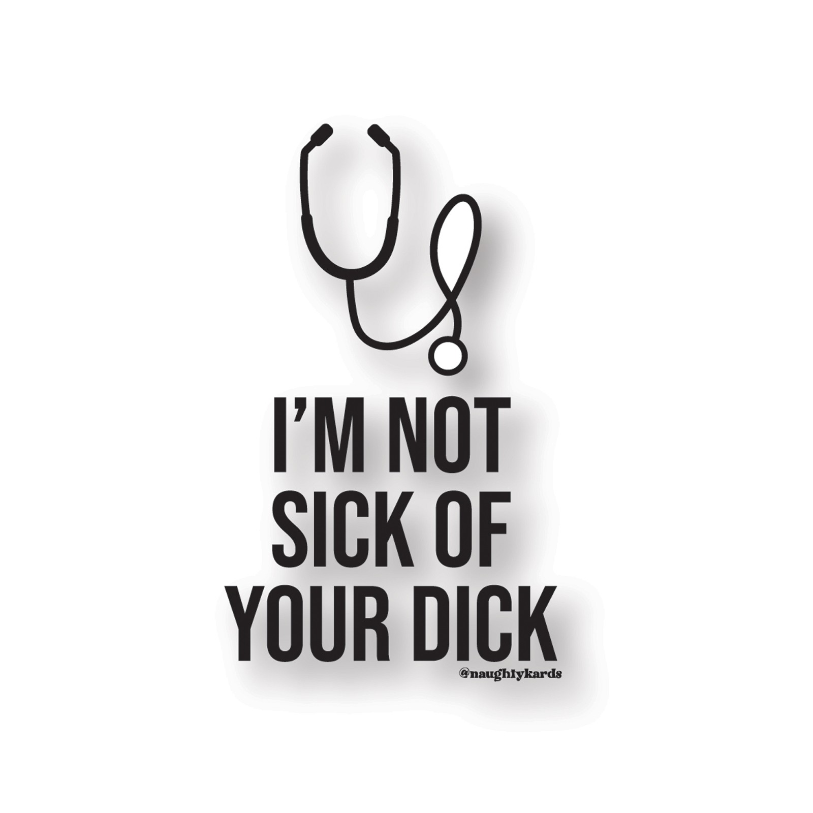 Sick Dick Naughty Sticker Pack of 3