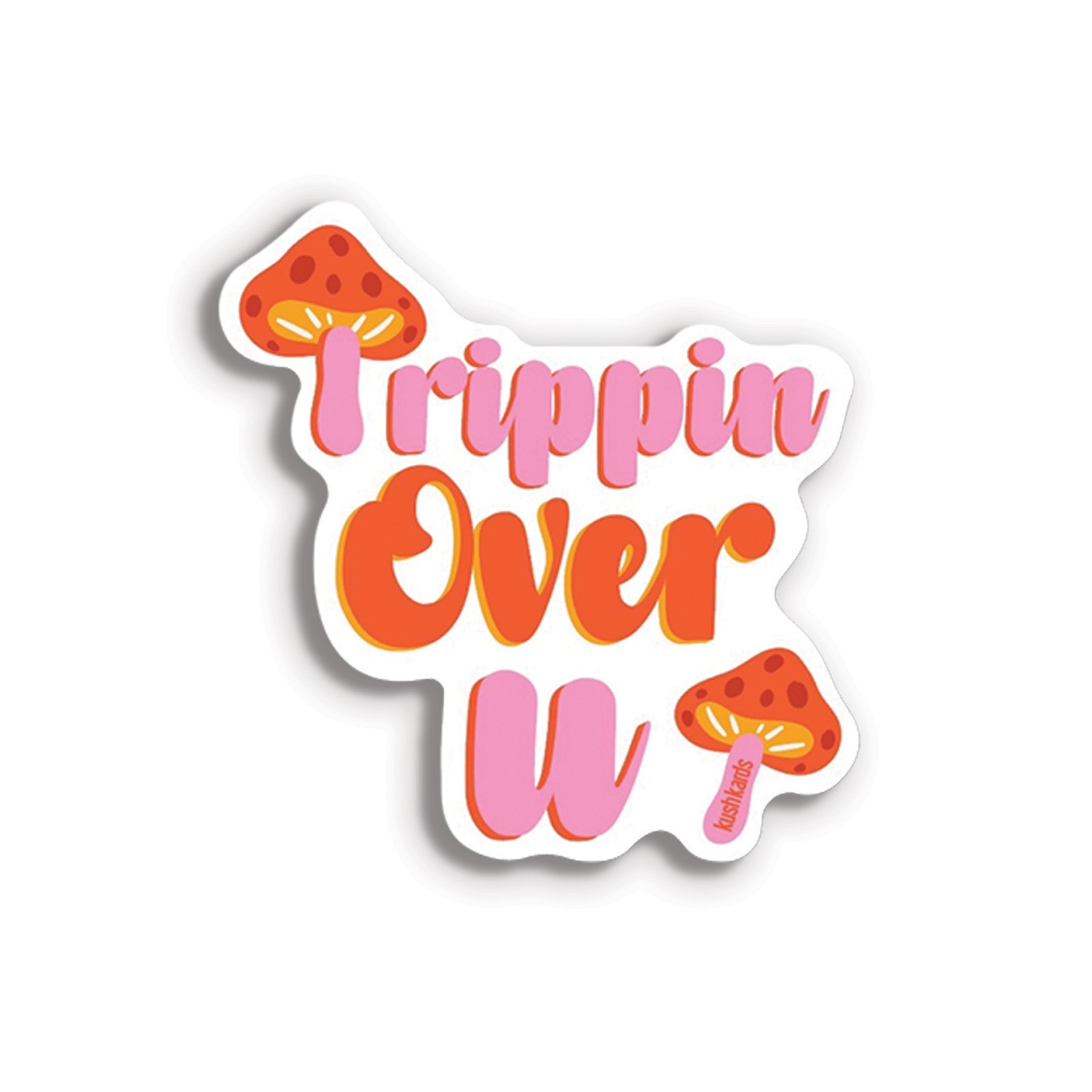 Trippin Over U Naughty Sticker - Pack of 3