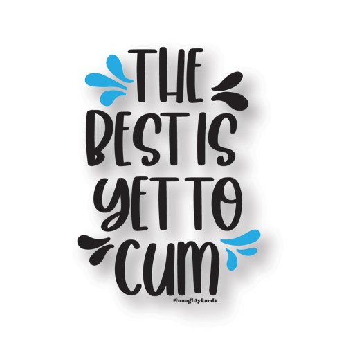 Yet 2 Cum Naughty Sticker Pack