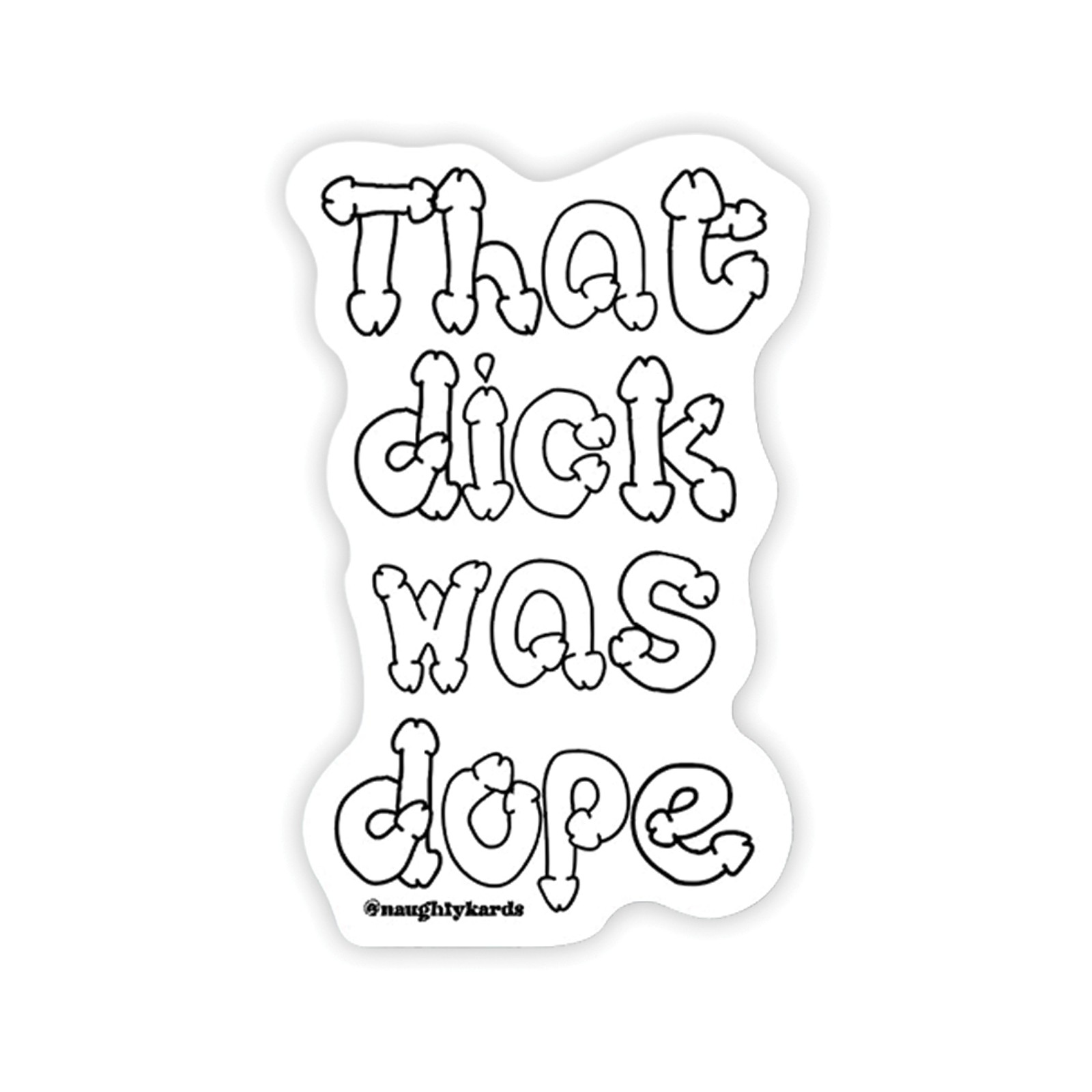 Pack de 3 Stickers Traviesos Dope Dick