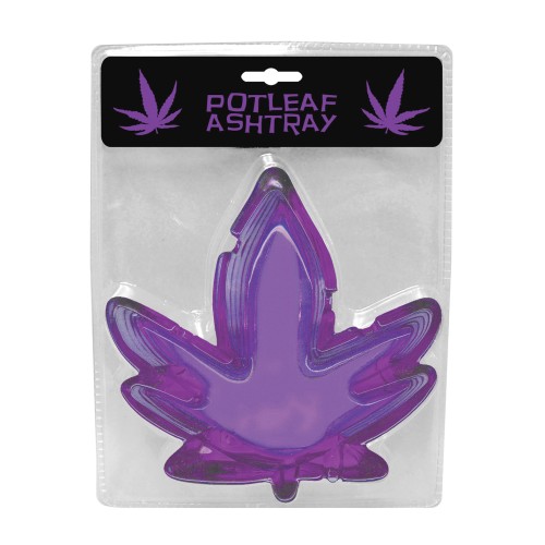 Vibrant Potleaf Shaped Ashtray