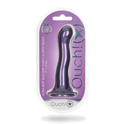 Curvy G-Spot Dildo in Metallic Color