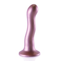 Shots Ouch 7 Curvy G-Spot Dildo - Rose Gold