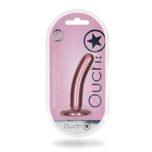 Smooth G-Spot Dildo - Rose Gold