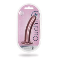 Dildo de G-Spot Suave de 6" Ouch - Oro Rosa