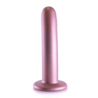 Dildo de G-Spot Suave de 6" Ouch - Oro Rosa