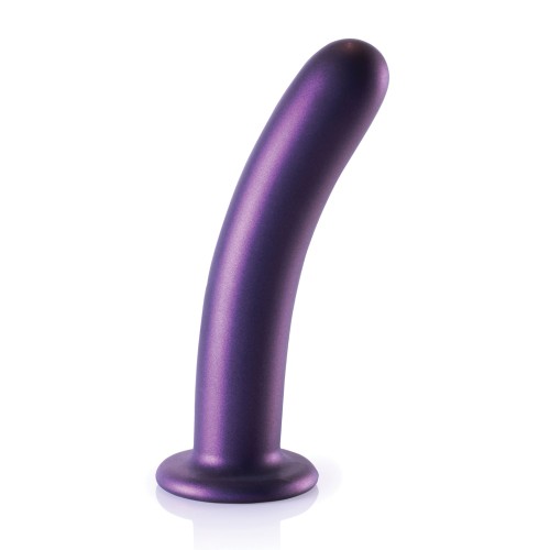 Shots Ouch 7 Inch Smooth G Spot Dildo Metallic Purple