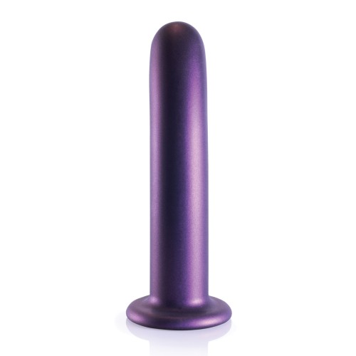 Shots Ouch 7 Inch Smooth G Spot Dildo Metallic Purple