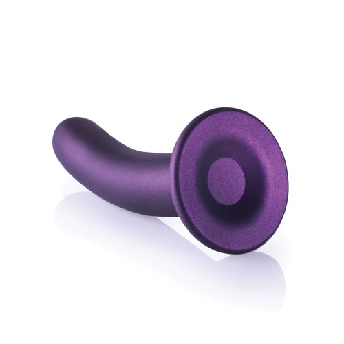 Shots Ouch 7 Inch Smooth G Spot Dildo Metallic Purple